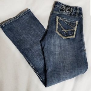 Rock & Roll Cowgirl Mid Rise Jeans Size 30x32